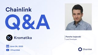 Kromatika on Chainlink QampA  The Next Generation of DEX Trading [upl. by Erelia]