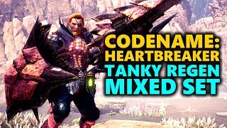 TANK REGEN BUILD  CODENAME HEARTBREAKER  Monster Hunter World [upl. by Kelwin413]