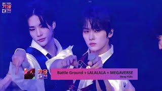 2023 SBS 가요대전 Stray Kids  Battle Ground  LALALALA  MEGAVERSE Live Performance [upl. by Haskel]