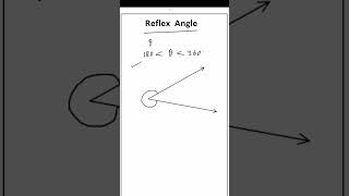 Reflex Angle  LINES AND ANGLES  CLASS 9  9th  exam basicmath education mathematics [upl. by Nuhsyar]