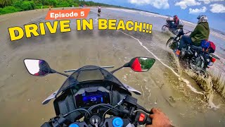 Mahe to Muzhapilangad Drive in Beach Ride  Ep 5  Travel Vlog in Malayalam r15m himalayan vlog [upl. by Daas]