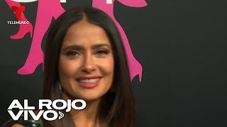 Salma Hayek revela sin pena su secreto para esconder las canas [upl. by Israel]