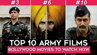 10 Army Bollywood Films That Will BLOW YOUR MIND [upl. by Ahseniuq]