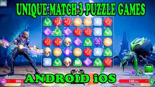 Top 7 Unique Match 3 Games Like Candy Crush On Android iOS [upl. by Richardo]