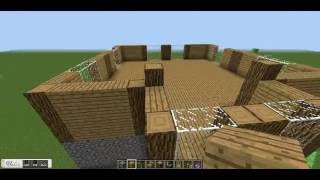 Minecraft 2 Player Survival House Tutorial How to Build [upl. by Tisha]