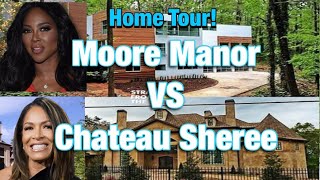 Home Tour Edition Moore Manor VS Chateau Sheree Who did it best kenyamoore shereewhitfield [upl. by Dyob]