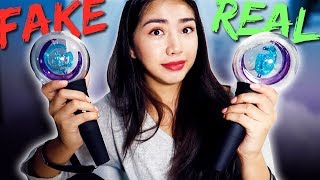 I BOUGHT A FAKE BAMBONG 😱  GFriend Fake vs Real Lightstick Ver 2 Unboxing amp Comparison [upl. by Akcinat]