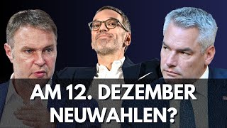 Wird Herbert Kickl nun doch Bundeskanzler 12 Dezember entscheidet [upl. by Xavier]