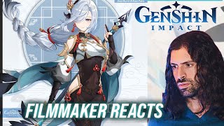 Filmmaker Reacts Genshin Impact  Shenhe [upl. by Fenelia]