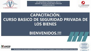 1ER DIA CURSO BASICO DE SEGURIDAD PRIVADA DE LOS BIENES 2023 [upl. by Devina]