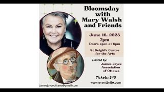 Bloomsday 2023  St Brigids Centre for the Arts Ottawa [upl. by Araid166]