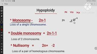 Aneuploidy  NCERT BIOLOGY class 12th [upl. by Elkcim]