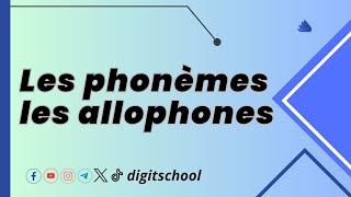 les phonèmes et les allophones [upl. by Notsyrb]