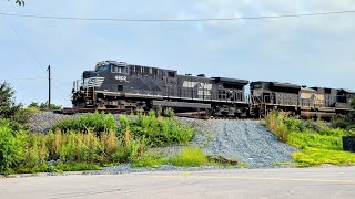 Westbound NS mixed manifest coming off NS Dayton District heading to Gest Street Yard [upl. by Anamuj]