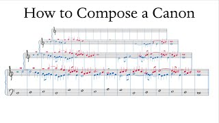 How to Compose a Canon  Imitative Counterpoint 1 [upl. by Zima]