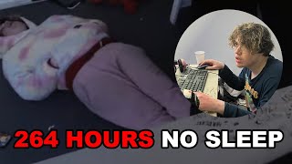 YouTuber Breaks Record For Longest Time With No Sleep [upl. by Candide]