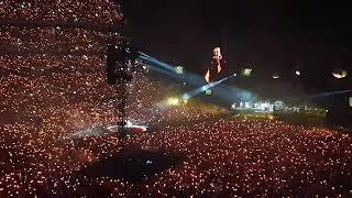 Coldplay  Fix You live  Wembley Stadium London 2022 [upl. by Nolra]