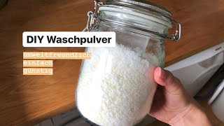 DIY Waschpulver  Waschmittel selber machen  ZERO WASTE [upl. by Elletsyrc]