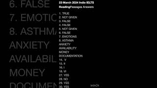 23 march reading answers idp ielts [upl. by Aleet]