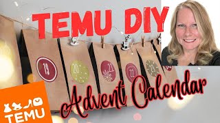 Temu DIY Advent Calendar Collaboration [upl. by Ronda773]