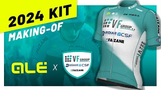 Making of  2024 Race Kit  Alè Cycling for VF Group BardianiCSF Faizanè [upl. by Balliett]