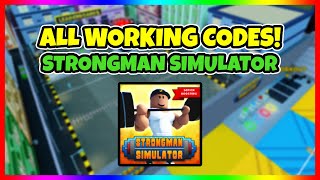 ALL WORKING CODES STRONGMAN SIMULATOR 2024 CODES REDEEM NOW [upl. by Eugirne]