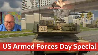 US Armed Forces Day Special  Playing Iconic US Tanks War Thunder Gameplay [upl. by Milo]