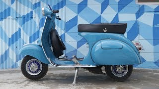 Beautiful Vespa Vbb 1961 Repaint and Restoration [upl. by Akkin]