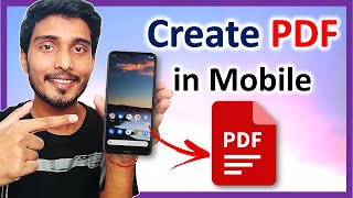 How to make PDF file in Mobile Malayalam  make pdf file Malayalam [upl. by Camden596]