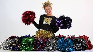 Cheerleadingcom Metallic Poms [upl. by Oterol189]