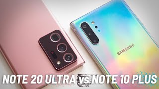 Samsung Galaxy Note 20 Ultra vs Note 10 [upl. by Ardnikal921]