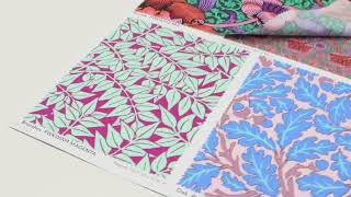 Kaffe Fassett X Morris amp Co Fabric Closeup [upl. by Hersch]