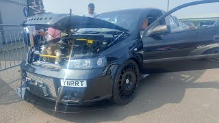 Check out this 500 bhp Vauxhall Astra with a monster Turbo [upl. by Oemac]