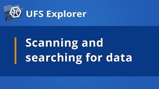 UFS Explorer manual Scanning the drives before recovery SysDev Laboratories [upl. by Nyltac]