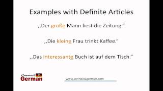 Intro to Adjective Endings in German [upl. by Gwennie130]