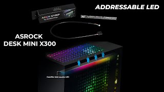 Review Asrock Deskmini X300 Addressable LED [upl. by Lesirg562]