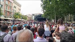 Primer Video Suelto Baile Autoridades plaza Bella Festa Major Terrassa 30062024 [upl. by Bolen39]