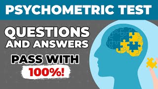 How to Pass Psychometric Test Questions and Answers  Pass with 100 percent [upl. by Nueoht]