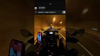 İyi miyim  keşfet r25 motor keşfetteyiz motovlog fyp sad edit motorcycles yamaha [upl. by Damal375]