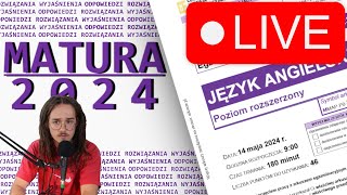 MATURA 2024 Z ANGIELSKIEGO ROZSZERZENIE  ODPOWIEDZI ROZWIĄZANIA WYJAŚNIENIA matura2024 [upl. by Meluhs]