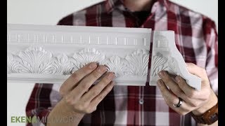 Miterless Crown Moulding [upl. by Wildermuth]