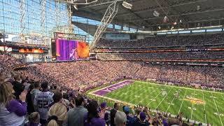 Gjallarhorn Minnesota Vikings vs Detroit Lions [upl. by Yrahca32]