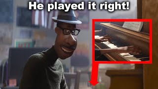 They Animated the Piano Correctly Soul from Disney Pixar [upl. by Fennie]