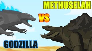 Godzilla vs Titanus Methuselah  Godzilla vs Giant Monsters  Kaiju Animation [upl. by Miharba]