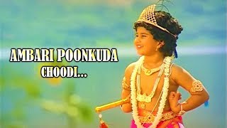 quotAmbari Poonkuda Choodiquot  Pookkalam Varavayi Malayalam Movie Song  Jayaram  Sunitha [upl. by Sigismund509]