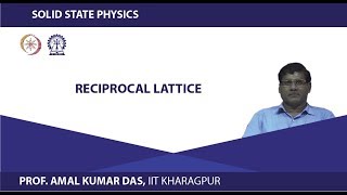 Lecture 25  Reciprocal Lattice [upl. by Eirrac251]