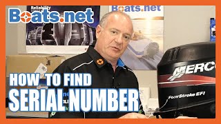 How to Find the Serial Number on a Mercury Outboard  Mercury Outboard Serial Number Location [upl. by Irita]