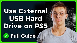 How to use External USB Hard Drive on PS5 Step By Step [upl. by Berkshire]