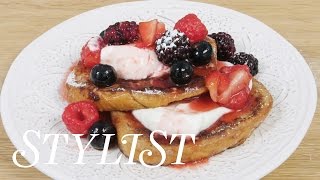 How To Make Brioche French Toast [upl. by Tenn]