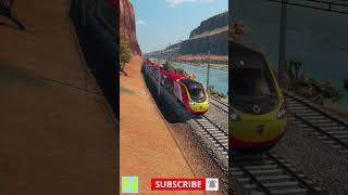 Class 390 quotVirgin Train Alstom Liveryquot shorts [upl. by Tierell916]